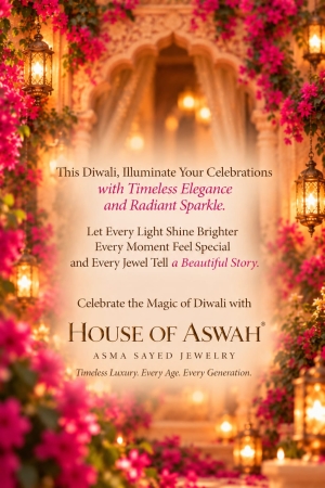 ASMA SAYED JEWELRY Diwali Edition American Diamond Necklace & Earring Set | Royal Teardrop AD Stone Jewellery Set with Pearl Drops | 6 Colors - Image 13