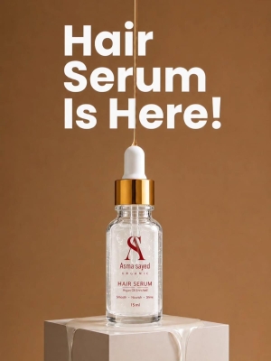 ASMA SAYED ORGANIC Argan Oil Hair Serum (15ml) - Image 2